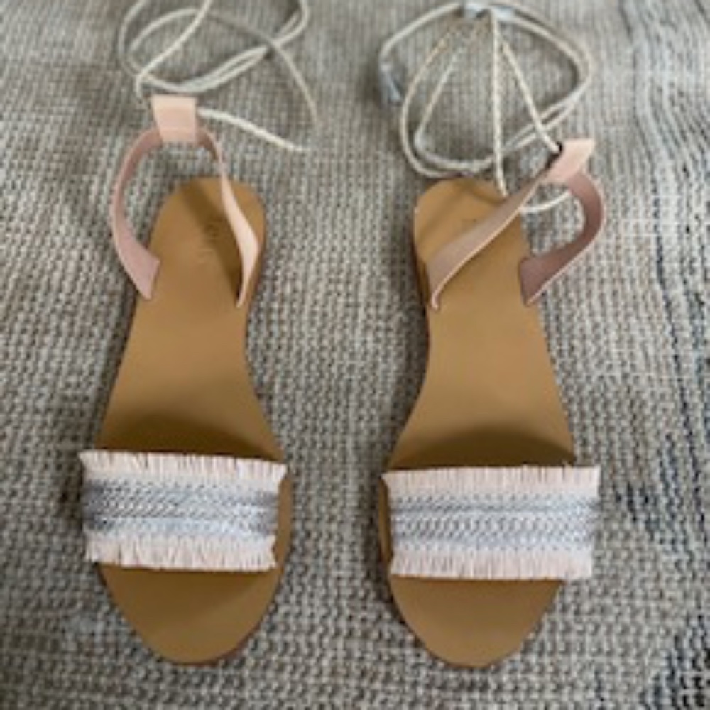 J Crew Wrap sandals - Great condition